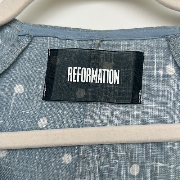 Reformation tie blouse size M - Picture 2 of 4